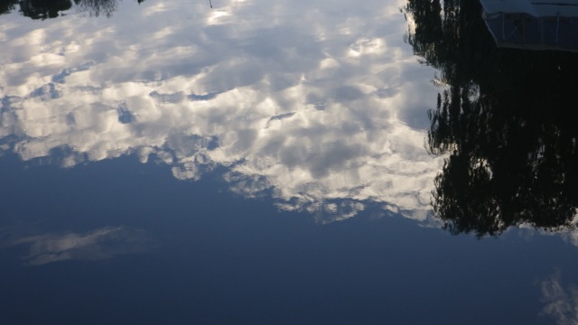 7.13am - water reflections clouds  - 7-14-15