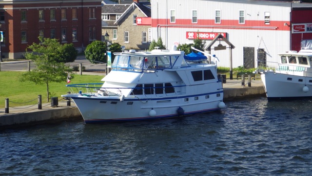 8.14am - Always Home along the wall at Campbellford  7-15-15