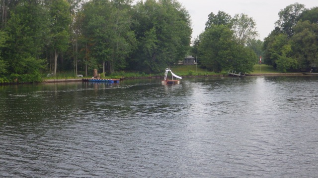 8.47am - water slide!   7-14-15