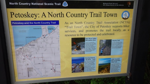 10.22am - North Country Trail Town sign 8-24-15