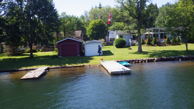 10.57am - silouette on garage door   7-24-15