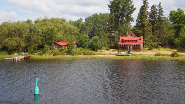 11.08am - red roof cabin 2 - in Byng Inlet 8-6-15