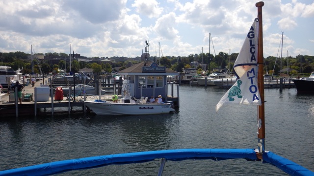 12.28pm - at Petosky Marina! 8-15-15