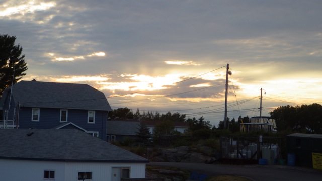 20.07 - 8.07pm - sunset at Wright's Marina 8-6-15