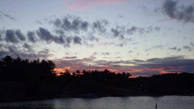20.43 - 8.43pm - sunset Killbear Marina 8-3-15