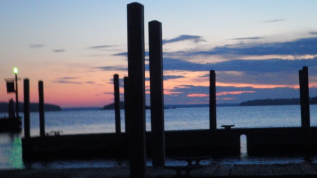 5.50am - sunrise at Drummond Island 8-11-15