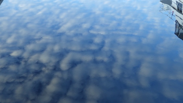 6.42am - cloud reflections Wright's Marina 8-7-15