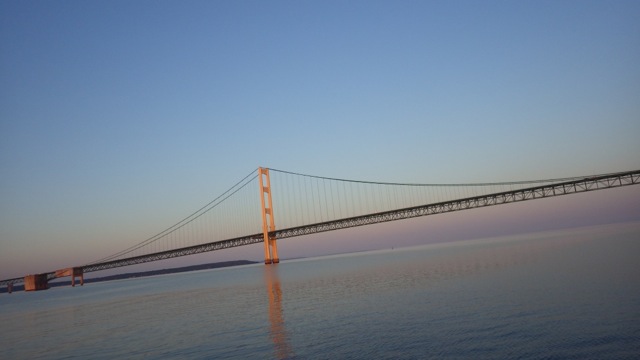 6.56am - Mackinaw City Bridge 8-15-15