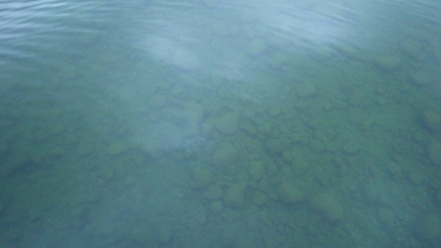 7.06am - rocks!! at sunrise Meldrum Bay 8-10-15