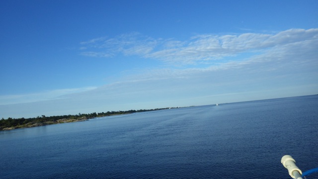 7.32am - leaving Byng Inlet heading North to Killarney 8-7-15
