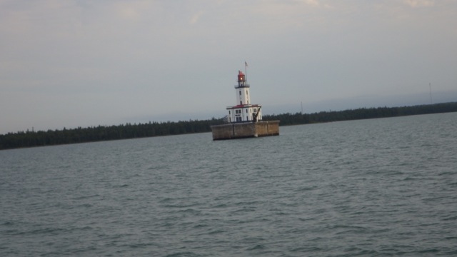 7.51am - LIGHT flashing on the light house 8-13-15