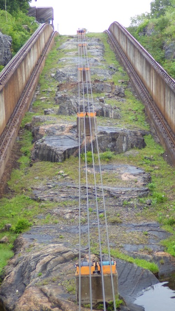 9.27am - coming down the other side -long view - Big chute 7-25-15