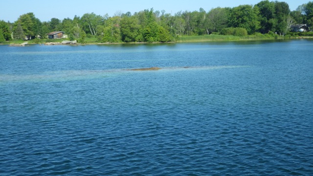 9.35am - iceberg - rocks right under the surface!!  7-24-15