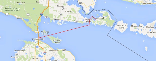 Drummond to Mackinaw City