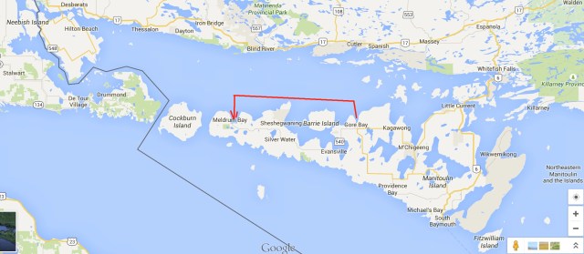 Gore Bay to Meldrum Bay