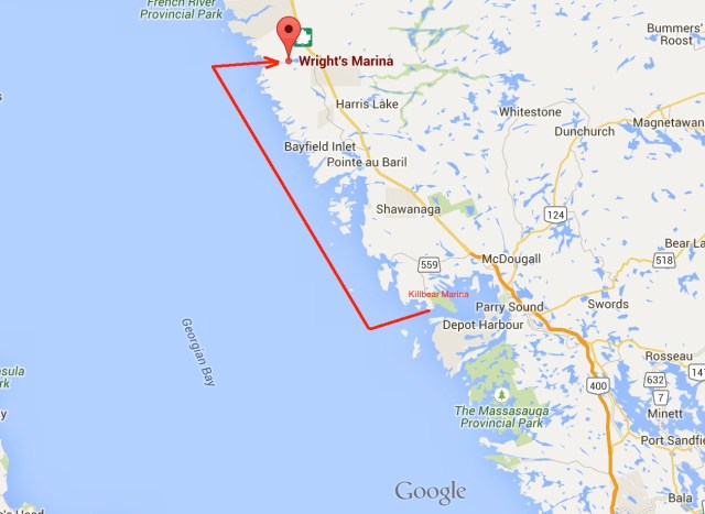 Killbear to Wright's