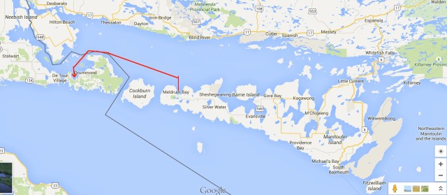 Meldrum Bay to Drummond Island