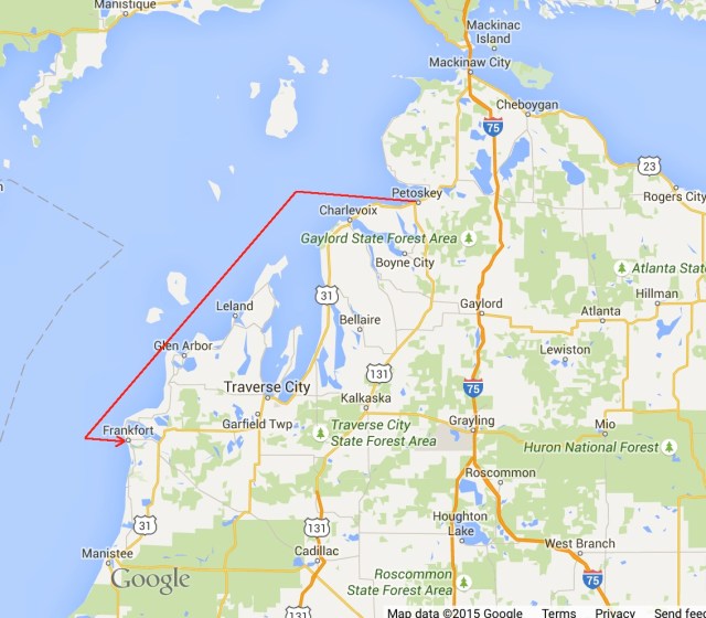 Petoskey to Frankfort
