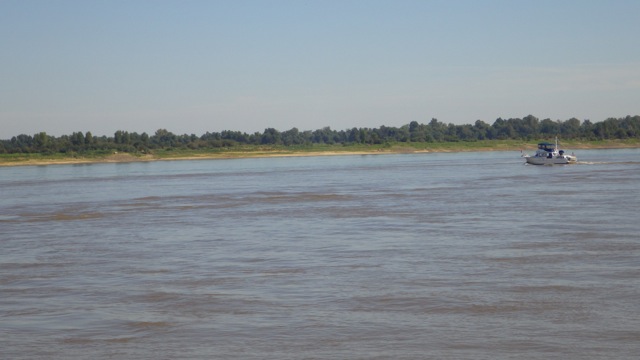 11.29am - making the turn into the Ohio 9-23-15