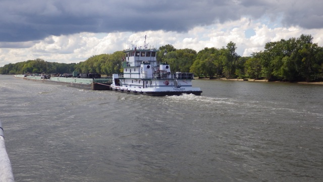 14.17 - 2.17pm - passing a barge 9-11-15