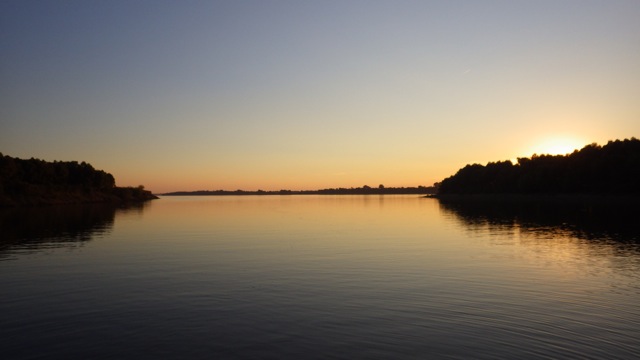 18.29 - 6.29pm - evening at Cumberland ToeHead anchorage 9-24-15