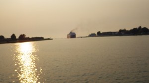 18.50 - 6.50pm - large vessel approaching C 8-30-15