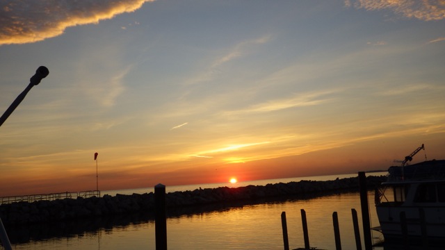 6.23am sunrise leaving Hammond 9-10-15