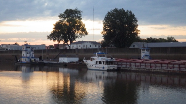 6.36am - leaving the Logston Tug 9-17-15