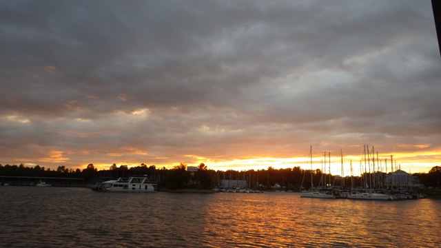 6.41am - sunrise in Cumberland Toehead 9-25-15