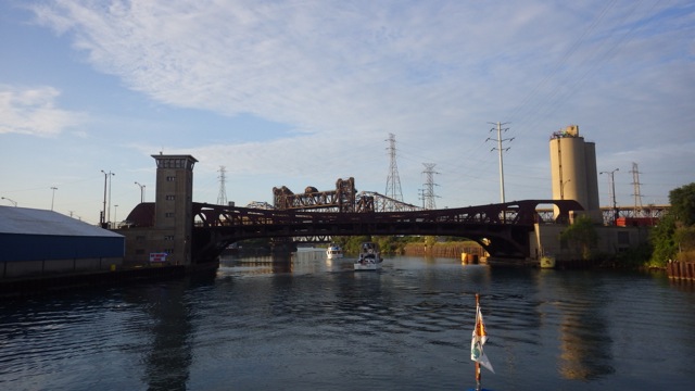 7.16am - all sorts of bridges in this view 9-10-15