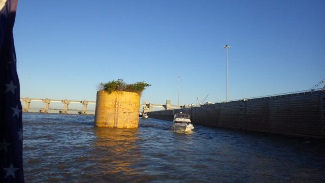 7.40am - leaving Mel PRice lock 9-21-15