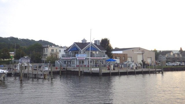 8.05am cool -leaving Frankfort Marina 8-30-15