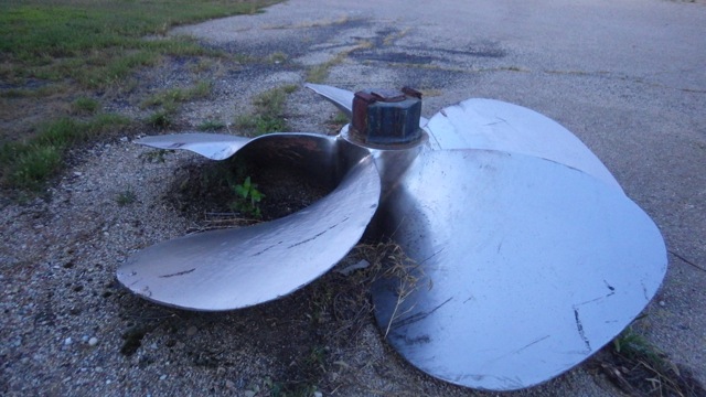 Bent propeller at hamms 2 9-15-15