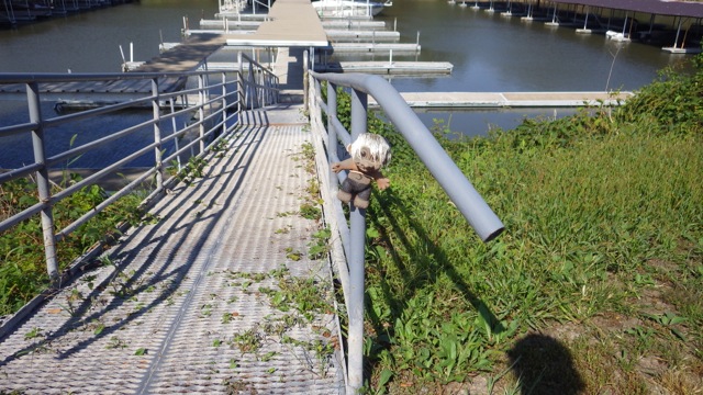 Troll at the end of the walkway at Hamms 9-14-015