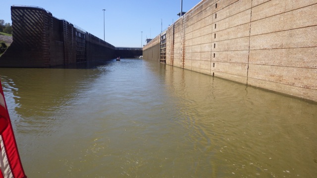 11.37am - leaving our last lock 10-14-15