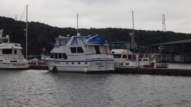 12.15pm - pebble isle marina - always home at the dock 10-03-15