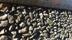 15.55 - 3.55pm - lock wall -pebbles 10-6-15