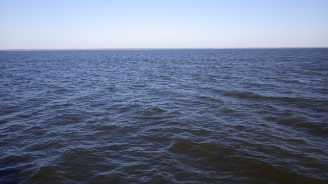 16.15 - 4.15pm - 1 foot seas in Mobile Bay 10-15-15