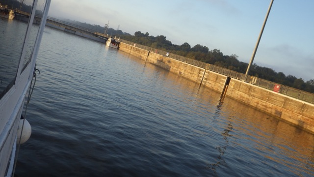 7.21am - in Stennis lock 10-11-15