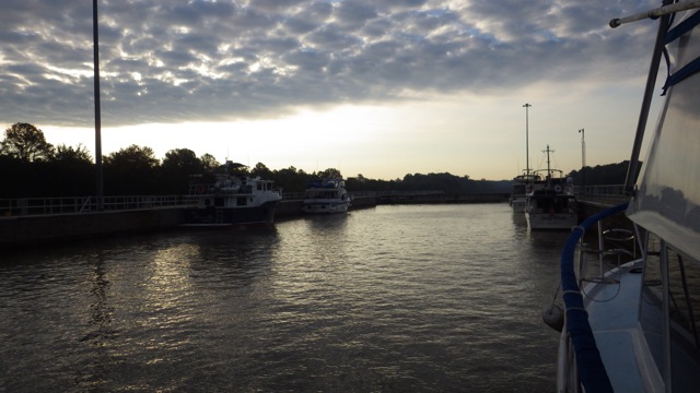 7.37am - looking forward in the Heflin Lock 10-12-15