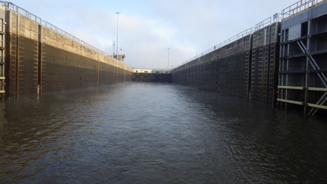 7.41am - leaving stennis lock 10-11-15