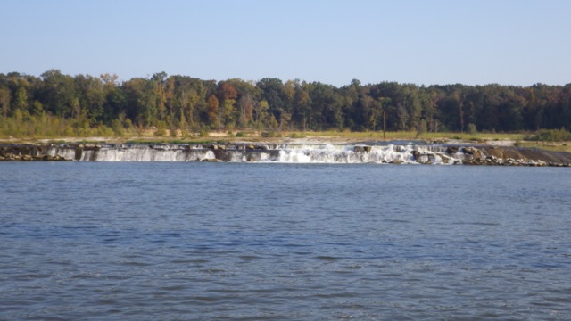 8.38am - Demopolis Dam water fall 10-13-15