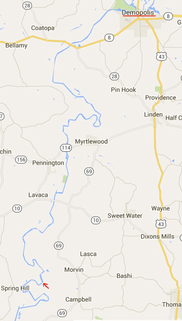 Demopolis to Bashi Creek