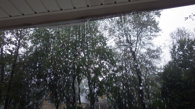 14.23 - 2.23pm - rain off the back of the house B 10-26-15