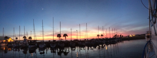 17.06 - 5.06pm - panamorama sunset at Panama City marina 11-15-15