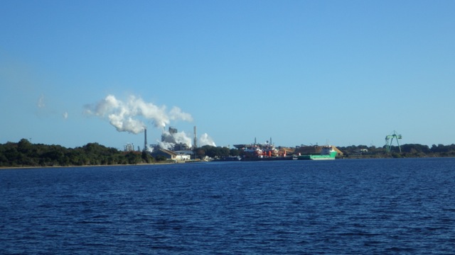 8.18am - paper factory we were smelling 11-28-15