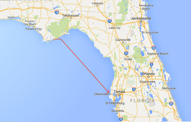 Apalachicola to Clearwater