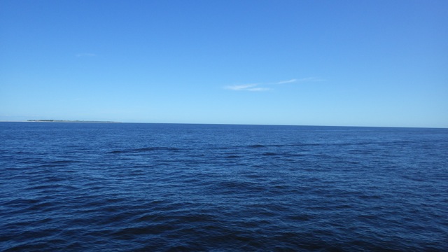 12.54pm - entering the Gulf of Mexico!! 11-29-15