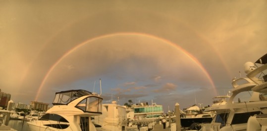 Double Rainbow over Sarasota, Fl